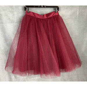 Space 46 Tulle Skirt Size Small Wine Fairy Grunge Ballet Whimsigoth Festival